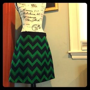 The Limited Chevron Print Skirt (S)